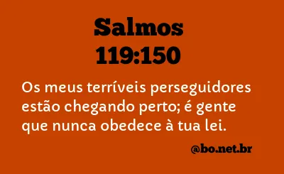 Salmos 119:150 NTLH