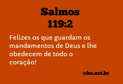 Salmos 119:2 NTLH