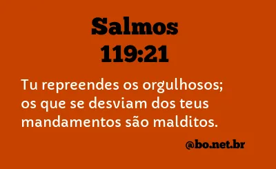 Salmos 119:21 NTLH