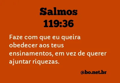 Salmos 119:36 NTLH