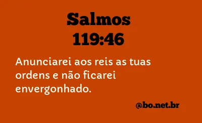 Salmos 119:46 NTLH