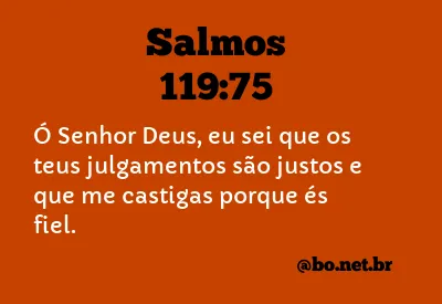 Salmos 119:75 NTLH