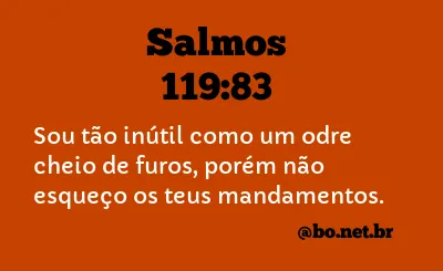 Salmos 119:83 NTLH