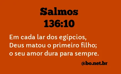 Salmos 136:10 NTLH