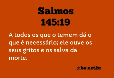 Salmos 145:19 NTLH