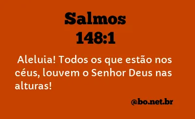 Salmos 148:1 NTLH