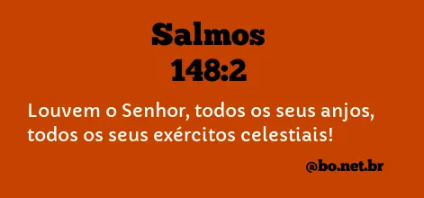 Salmos 148:2 NTLH