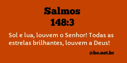 Salmos 148:3 NTLH