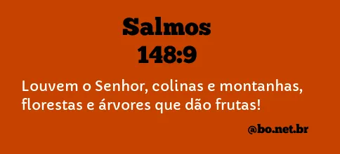 Salmos 148:9 NTLH