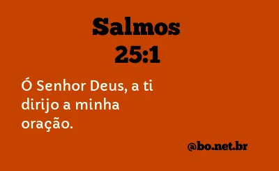 Salmos 25:1 NTLH