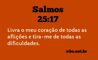 Salmos 25:17 NTLH