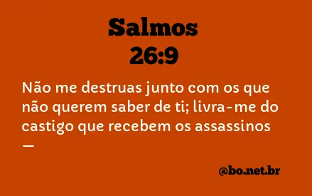 Salmos 26:9 NTLH