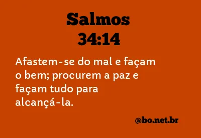 Salmos 34:14 NTLH