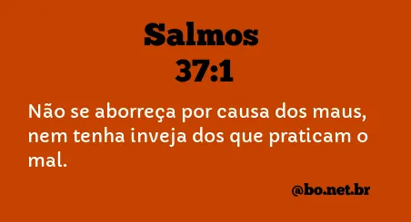 Salmos 37:1 NTLH