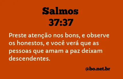 Salmos 37:37 NTLH