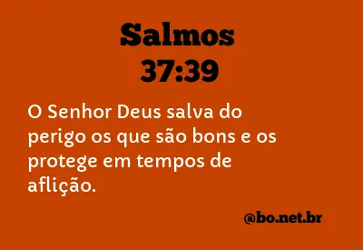 Salmos 37:39 NTLH