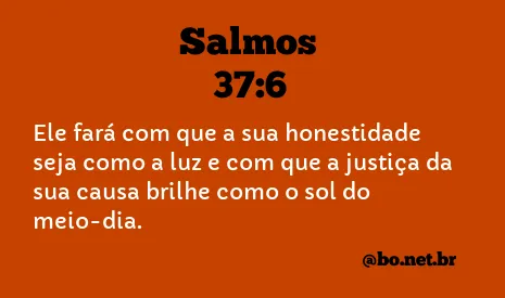 Salmos 37:6 NTLH