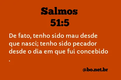 Salmos 51:5 NTLH