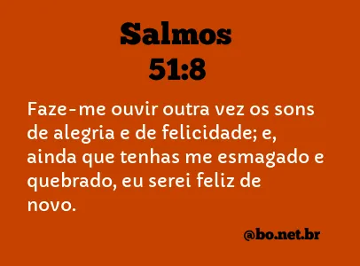 Salmos 51:8 NTLH