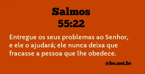 Salmos 55:22 NTLH