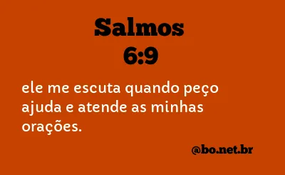 Salmos 6:9 NTLH