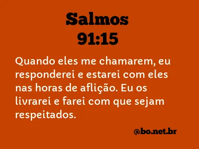 Salmos 91:15 NTLH