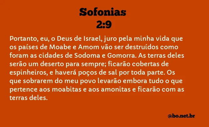 Sofonias 2:9 NTLH