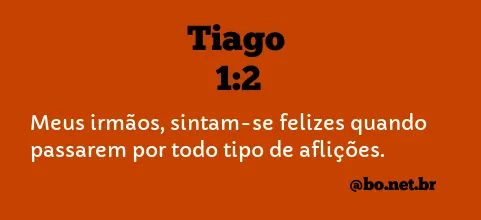 Tiago 1:2 NTLH