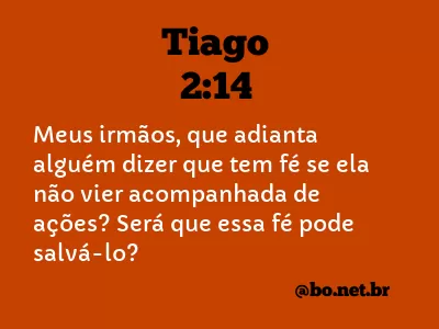 Tiago 2:14 NTLH