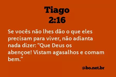 Tiago 2:16 NTLH
