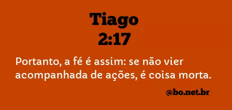 Tiago 2:17 NTLH