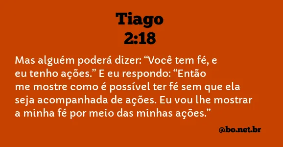 Tiago 2:18 NTLH