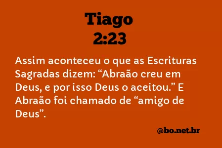 Tiago 2:23 NTLH