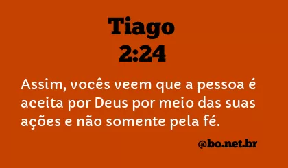 Tiago 2:24 NTLH