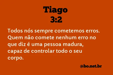 Tiago 3:2 NTLH