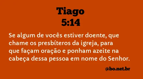 Tiago 5:14 NTLH