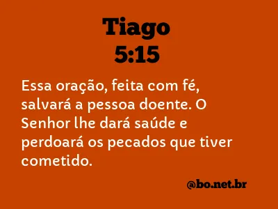 Tiago 5:15 NTLH