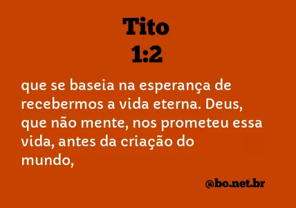 Tito 1:2 NTLH