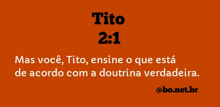 Tito 2:1 NTLH