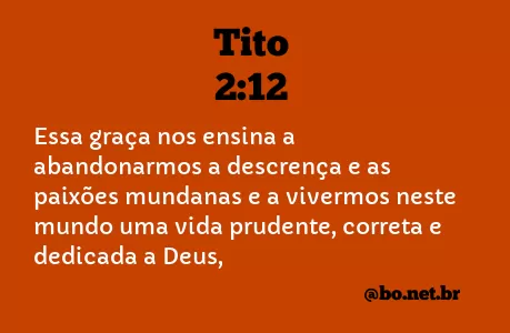 Tito 2:12 NTLH