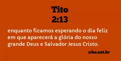 Tito 2:13 NTLH