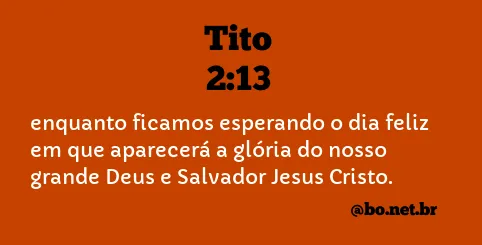 Tito 2:13 NTLH