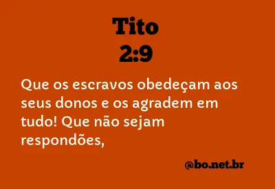 Tito 2:9 NTLH