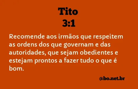 Tito 3:1 NTLH