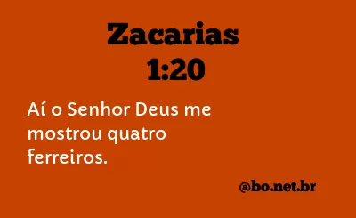 Zacarias 1:20 NTLH