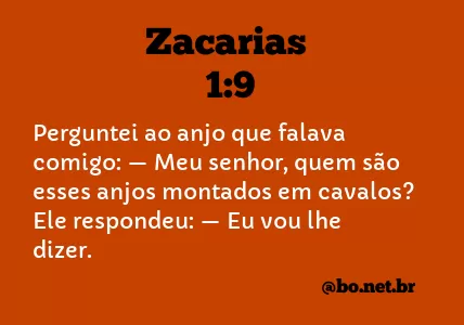 Zacarias 1:9 NTLH