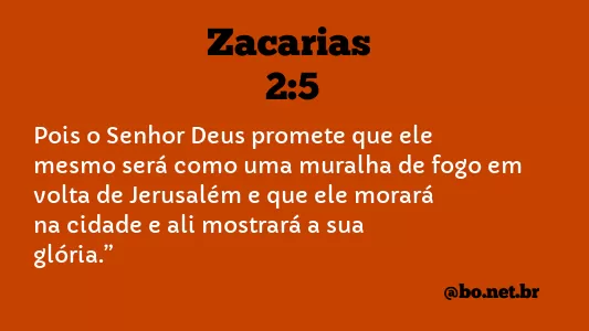 Zacarias 2:5 NTLH