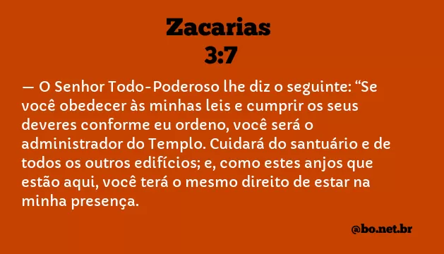 Zacarias 3:7 NTLH