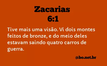 Zacarias 6:1 NTLH
