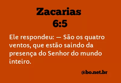 Zacarias 6:5 NTLH